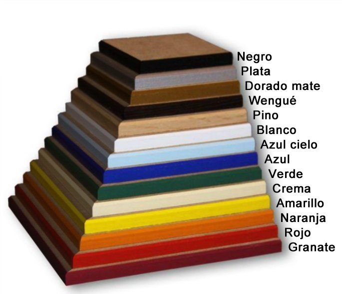 Colores de los cantos