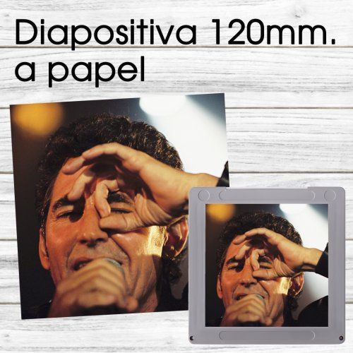 Diapositiva 120mm. a papel