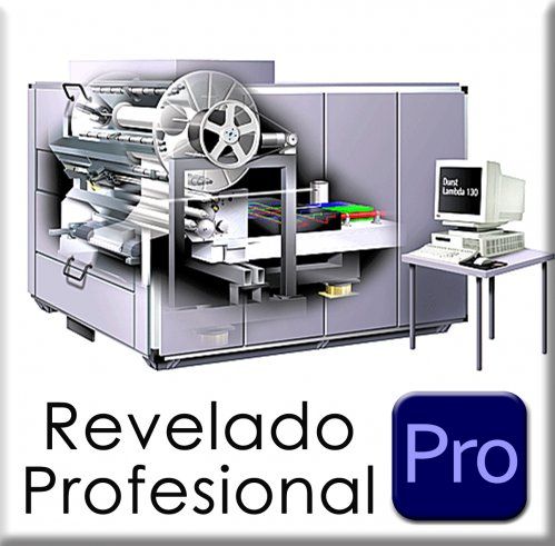 Revelado tarifa profesonal
 Plazo de entrega: 48/72 horas.Revelado en máxima calidad en papel químico fotográfico Fujicolor Crystal Archive Digital Paper Type DPII.Tamaños: 5x7, 6x9, 7x10, 9x13, 10x15, 11x15, 13x13, 13x18, 15x15, 15x20, 15x22, 18x24, 20x20, 20x25, 20x30, 21x30, 24x30, 24x36, 30x30, 30x40, 30x45, 30x60, 40x40, 40x50, 40x60, 50x50, 50x60, 50x70 y 50x80.Impresiones giclée y photo ink jet tintas pigmentadas.Tamaños: 60x70, 60x80, 60x100, 60x100, 70x100, 80x100, 90x100 y 100x100.Acabado brillo o mate, con o sin margen.Elige el encuadre que prefieras de tus fotografías de forma rápida y sencilla.Tamaños a medida, para tamaños fuera del estándar escríbenos a  infofotoque.comEl programa ajusta las imágenes al tamaño seleccionado a 300 ppp, si no quieres ningún tipo de reescalado de la imagen puedes enviarnos tus imágenes por wetransfer, ponte en contacto con nosotros en  infofotoque.com y te explicamos como.Precios especiales para exposiciones, pídenos presupuesto en  infofotoque.com 